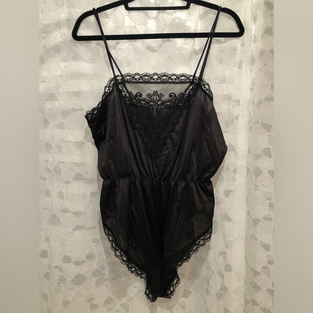 Elegant Black Lace Bodysuit